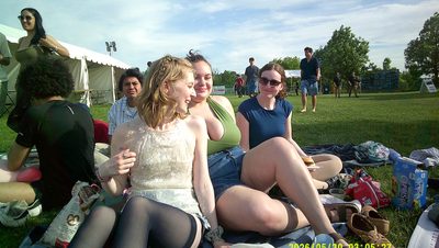 three students at sproncert