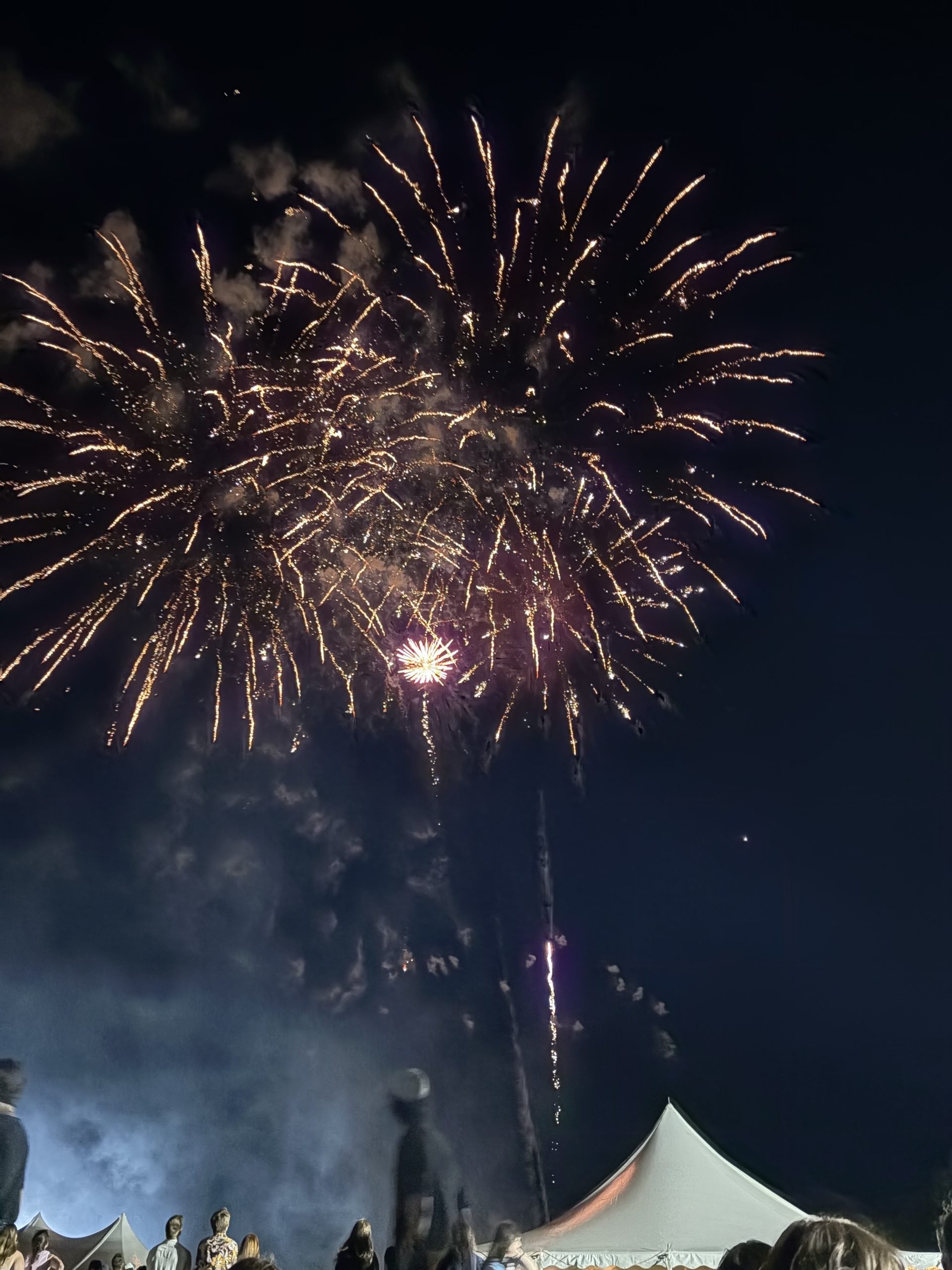 fireworks at Sproncert