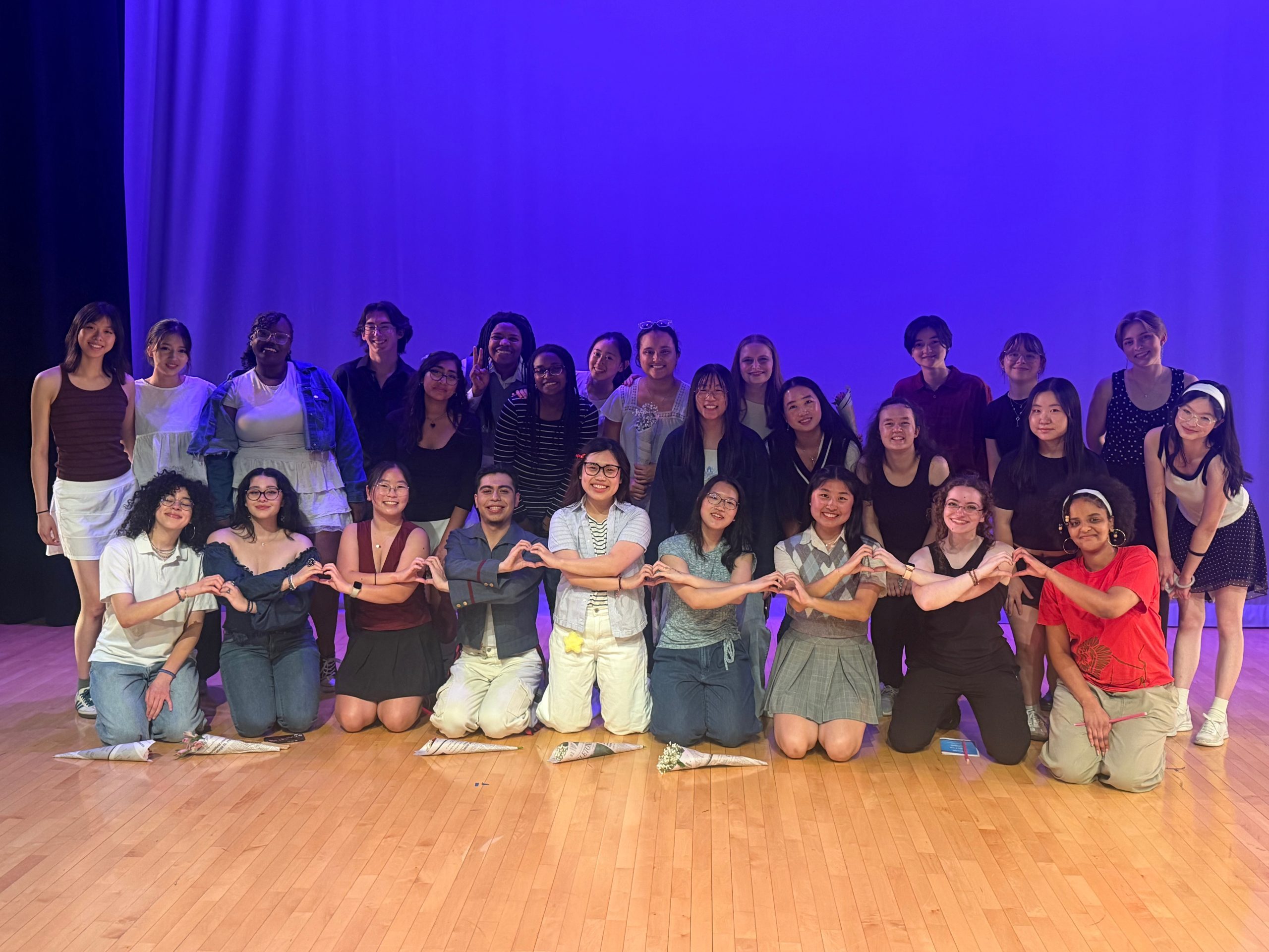 Karl-Pop dancers posing for 2026 Spring Showcase