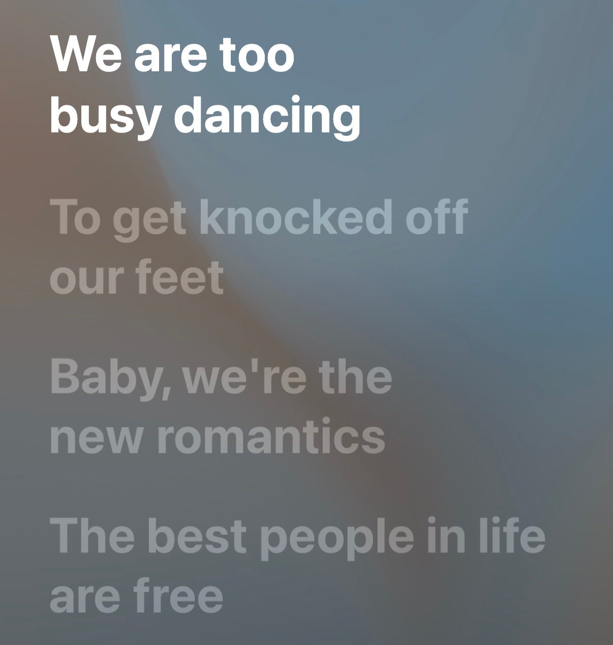 Lyrics to New Romantics by Taylor Swift