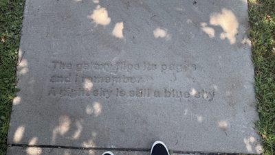 Walking Alongside the Poetry