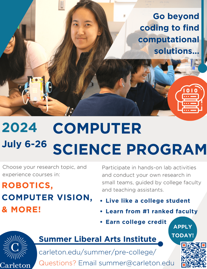 Flyer showing details about SLAI's 2024 Computational Solutions Program.