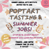 Pop-Tart Tasting & Summer Job Recruitment with SLAI in Sayles on Thursday!