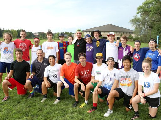 Carleton Ultimate Summer Program participants pose for a group photo