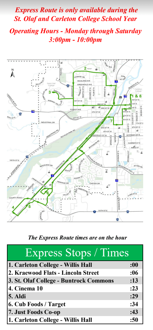 Express Route 2024-2025