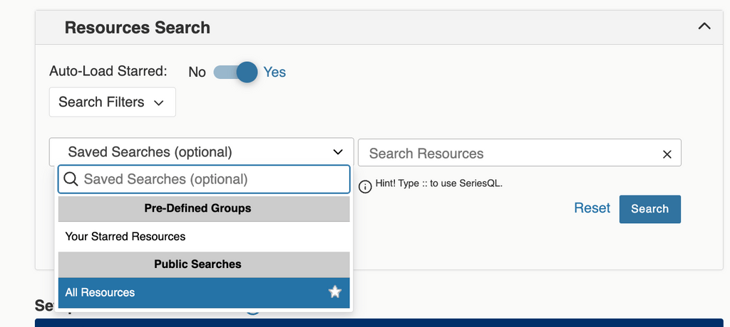 Resources are defined as equipment or services that are not associated with a specific location. This is where you need to enter your set-up information. This MUST be completed ten days prior to the event. 

Select the resource(s) for your event from your list of starred resources or search by resource name. Multiple resources may be requested.