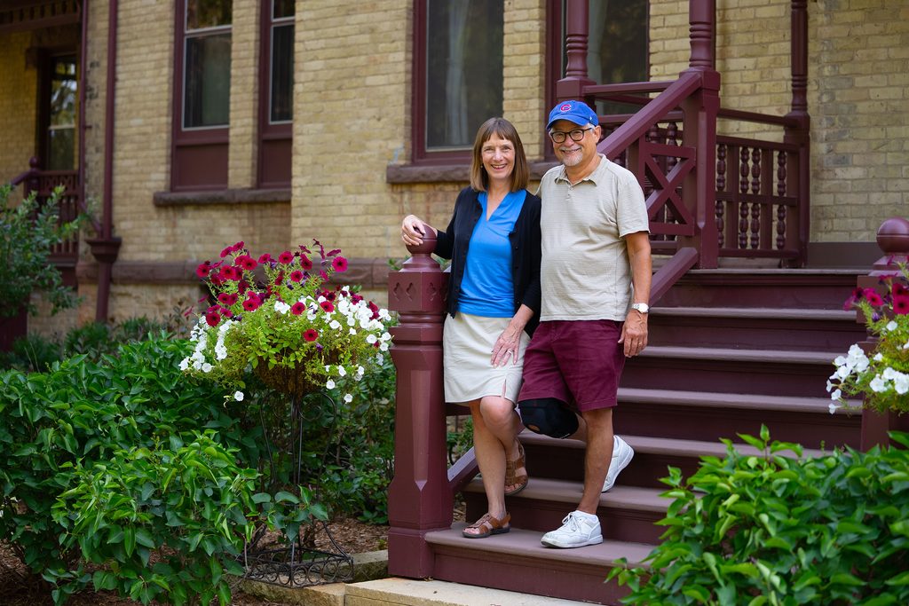 Alison Byerly and Steve Jensen at Nutting House