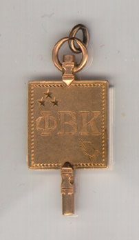 Gould's Phi Beta Kappa Key. Courtesy of Carleton Archives.