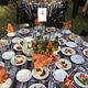 Trustees Dinner under the tent at Nutting House