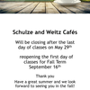 Schulze and Weitz Cafes