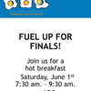 Finals Breakfast