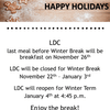 Last Meal at LDC before break