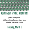 Burton Reading Day Special