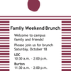 Family Weekend Brunch