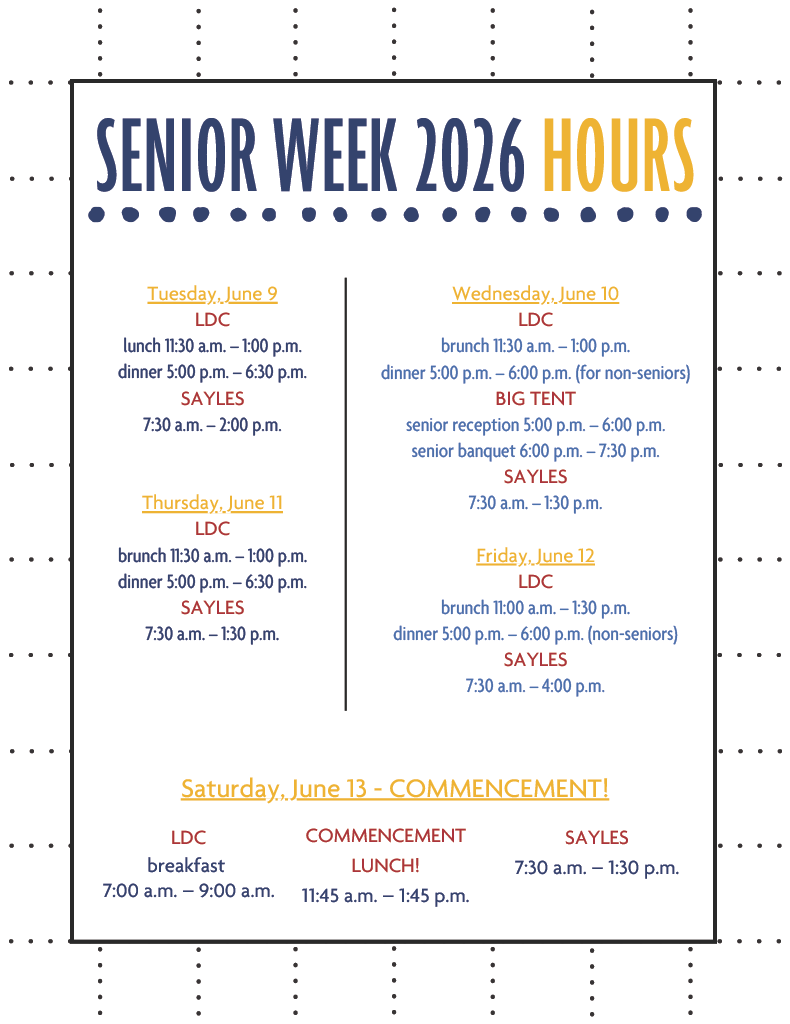 Senior Week Hours 26