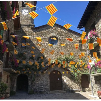 Catalan Flags captured by Hannah Rittman '20