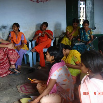 Lipi Gupta '12 (far left) with participants of Project SHAKTI in India.