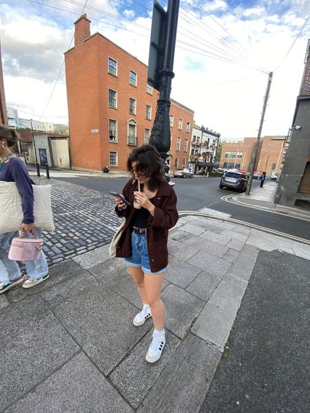 Hannah checking map