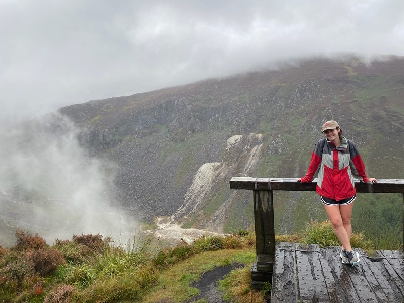 Taking a day outside the city to hike in Glendalough national park