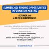 Summer 2026 Funding Opportunities Information Meeting
