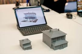 3-d printed models of Seccombe House