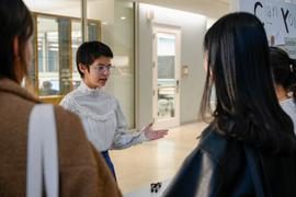 Student talking