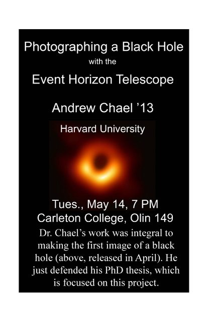 Andrew Chael Black Hole Poster