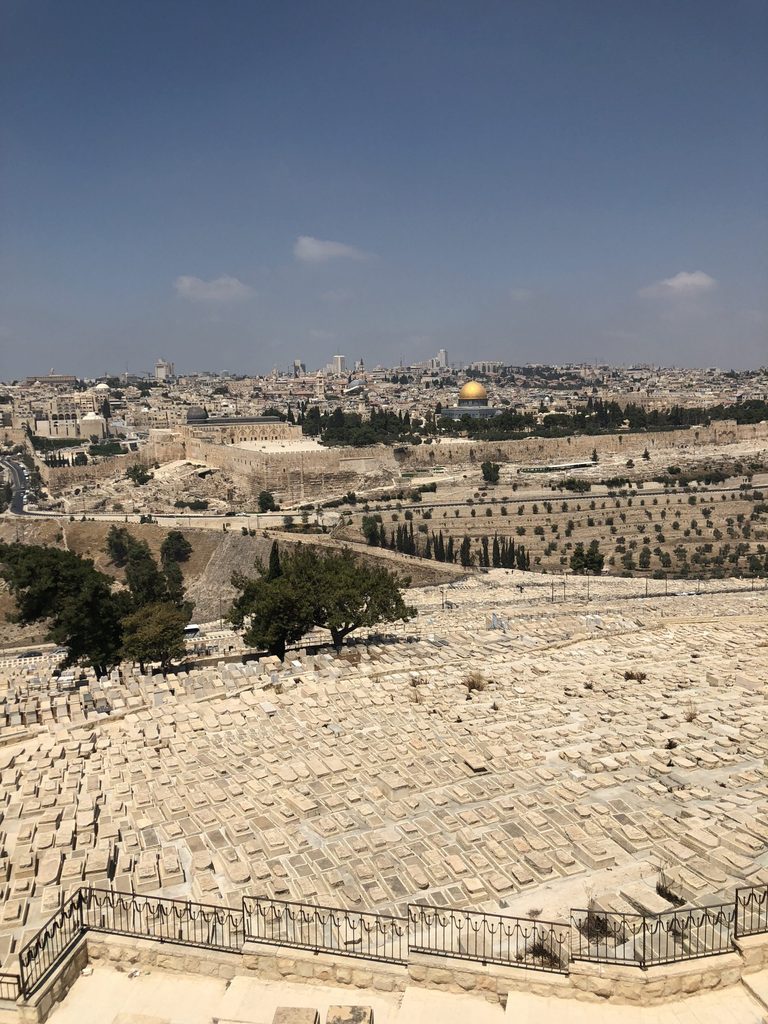 A view of Jerusalem from the Mount of Olives