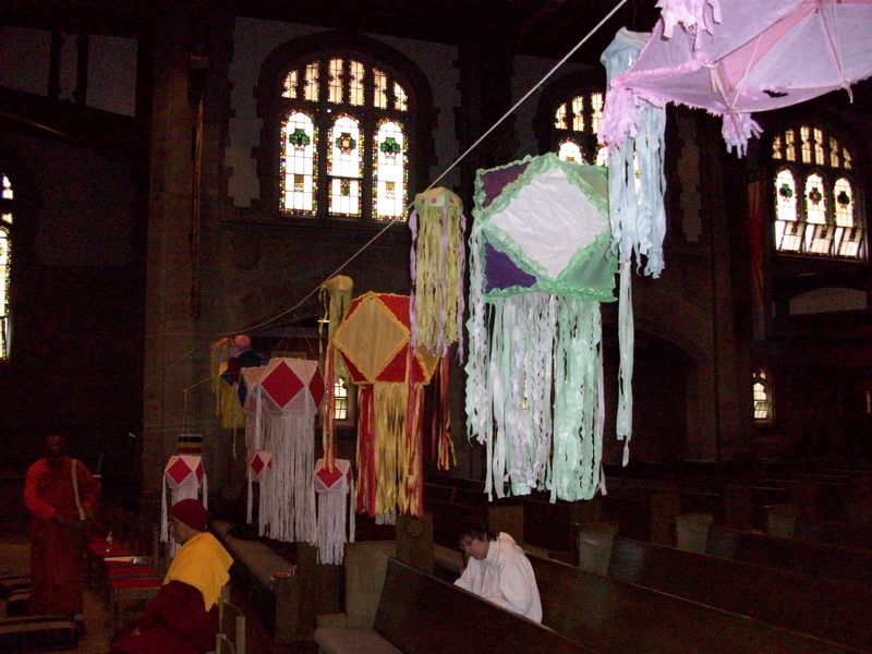 Chapel Decorations for Vesak Celebration on May 26, 2013