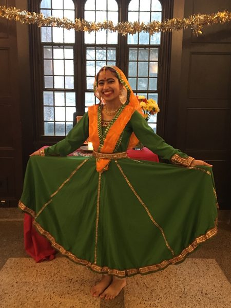Holi Celebration Dancer, March 9, 2019