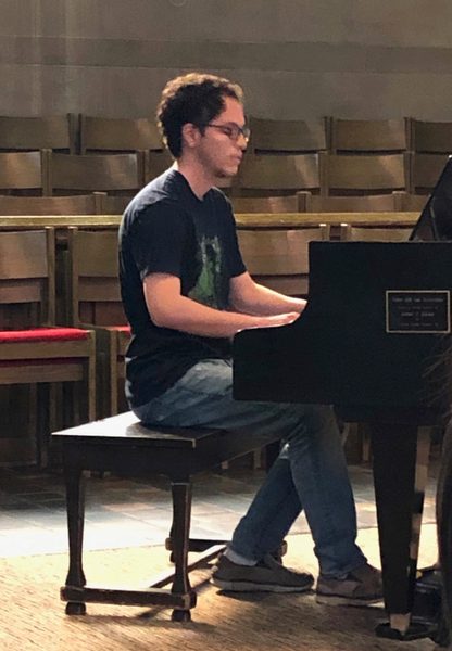 Daniel Quintero '20 - Pianist at Senior Service and Celebration on June 2, 2019