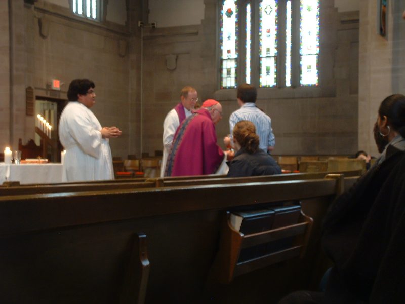 Catholic Mass on March 9, 2008 led by Archbishop Harry Flynn.
