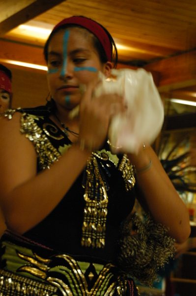 Aztec Dancer at Day of the Dead Celebration
