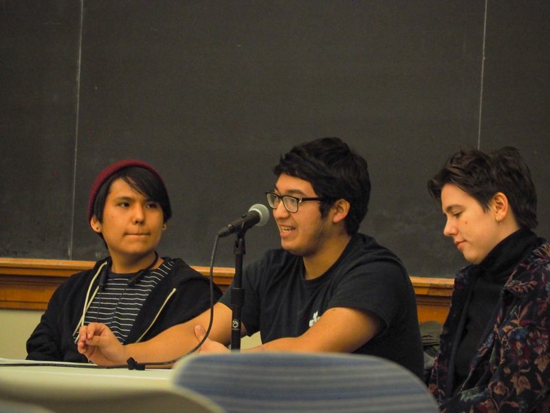 Student panelists at the Invisible Identities Panel on Feb. 19, 2020