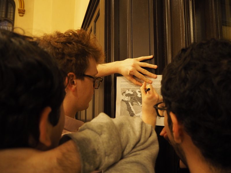 Students at Purim/Holi Celebration on March 7, 2020