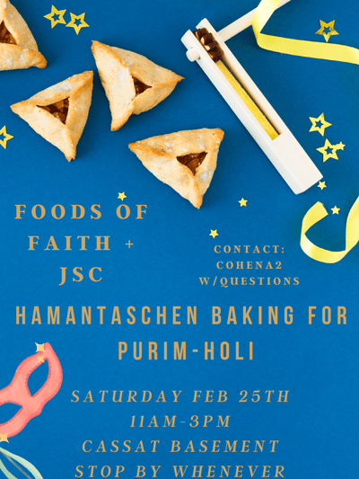 Foods of Faith-Hamantasch