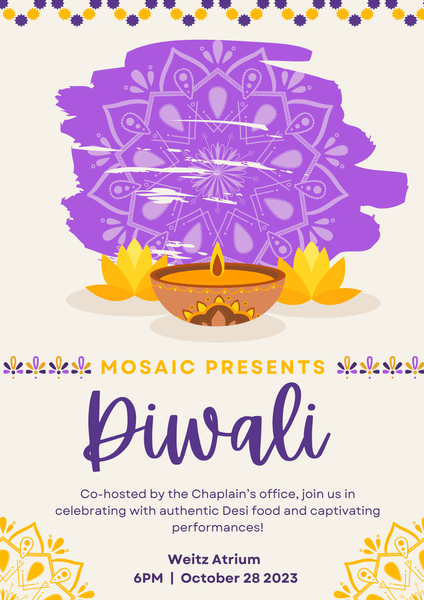 Diwali poster for October 28, 2023