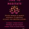 Time to Meditate - Monday PM Sessions