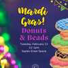 Mardi Gras Donuts & Beads