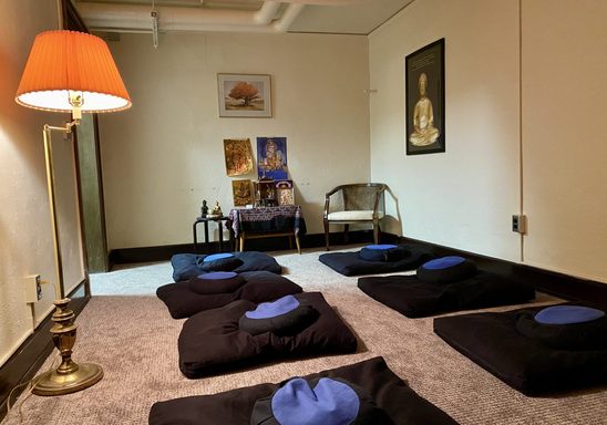 Buddhist and Hindu Meditation Room