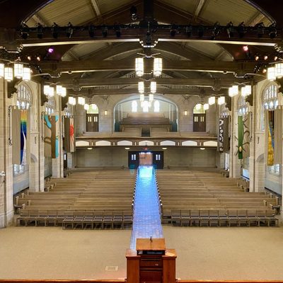 View from choir