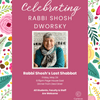 Rabbi Shosh's Last Shabbat