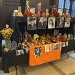 Side angle of the ofrenda at Dia de los Muertos, November 2, 2023