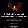 A Vigil of Memory & Solidarity for October 7