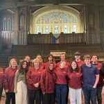 Chaplains, Chaplain's Associates & the Chaplain's Office Coordinator pose for a picture at the Senior Service