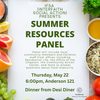 Summer Resources Panel
