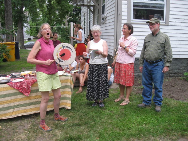At the conclusion of the judging, prizes were awarded with appropriate fanfare by Julia. Julia Uleberg Swanson