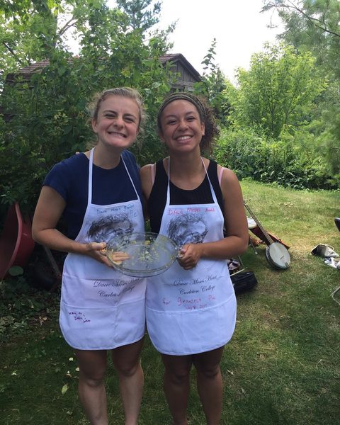 Grand Prize Winners! (Wearing their Dacie apron prizes)