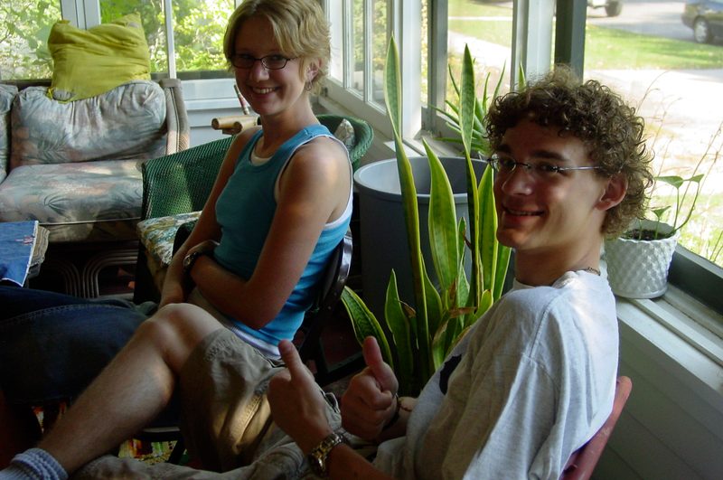 Sunday brunch, fall 2004