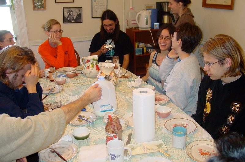 Sunday brunch, fall 2004